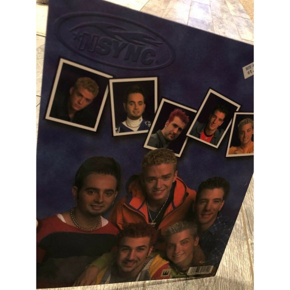 NSync Pocket Folder 1999 Boy Band 90s Justin Timberlake N Sync VTG‎ New Y2K 90s - Picture 3 of 7